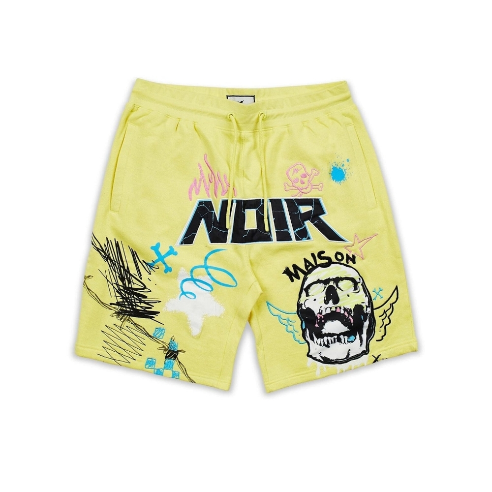 Mason Noir Summon Skull Shorts S-XL